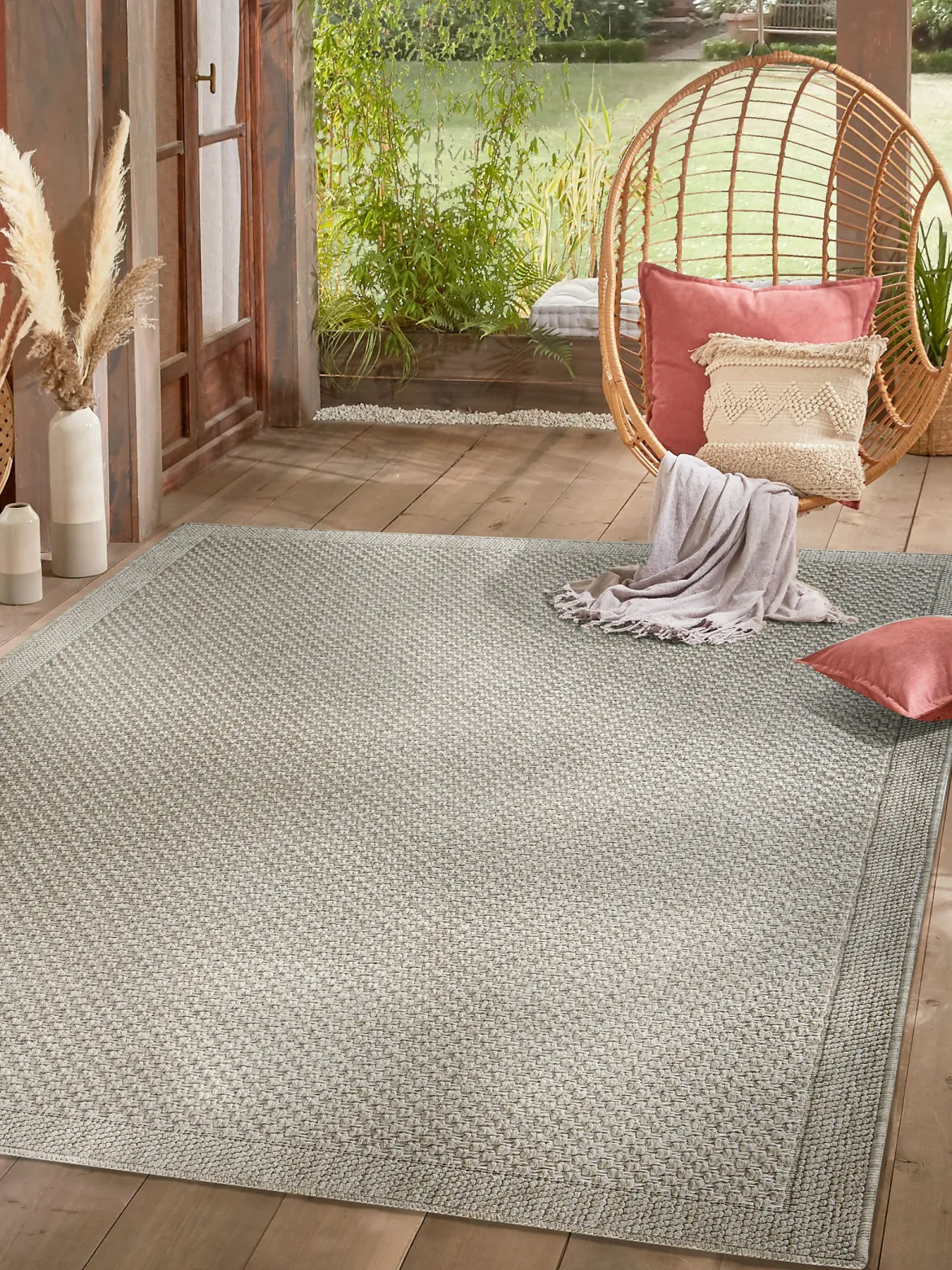 Tsambika Outdoor-Teppich, Ivory