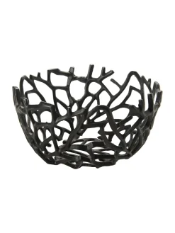Twigs Deko-Schale, Schwarz