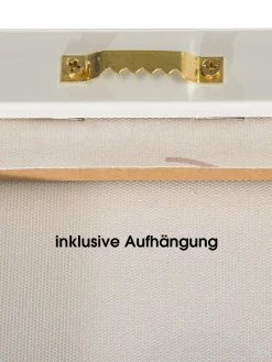 Uhuri Leinwand-Druck-gerahmt, Beige