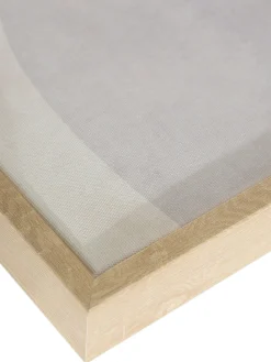 Uhuri Leinwand-Druck-gerahmt, Beige