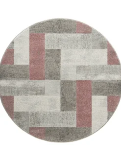 Urban Maze Moderner Teppich, Berry