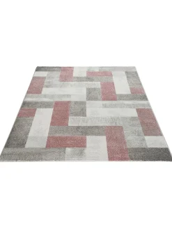 Urban Maze Moderner Teppich, Berry