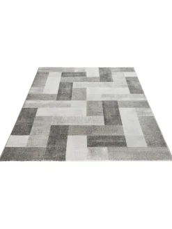 Urban Maze Moderner Teppich, Dark Grey