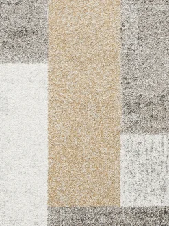 Urban Maze Moderner Teppich, Gold
