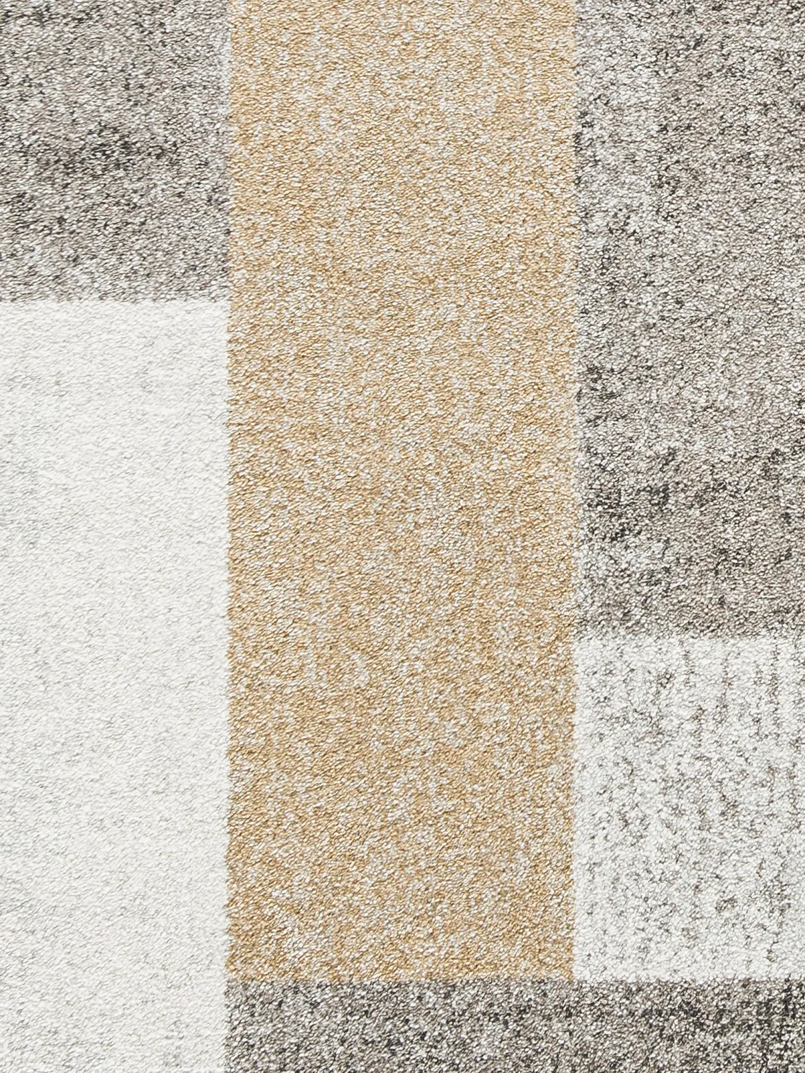 Urban Maze Moderner Teppich, Gold