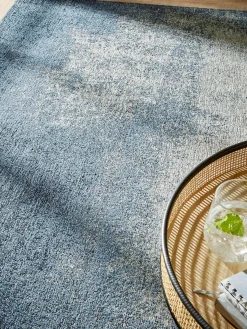 Vaduz Vintage-Teppich, Blau