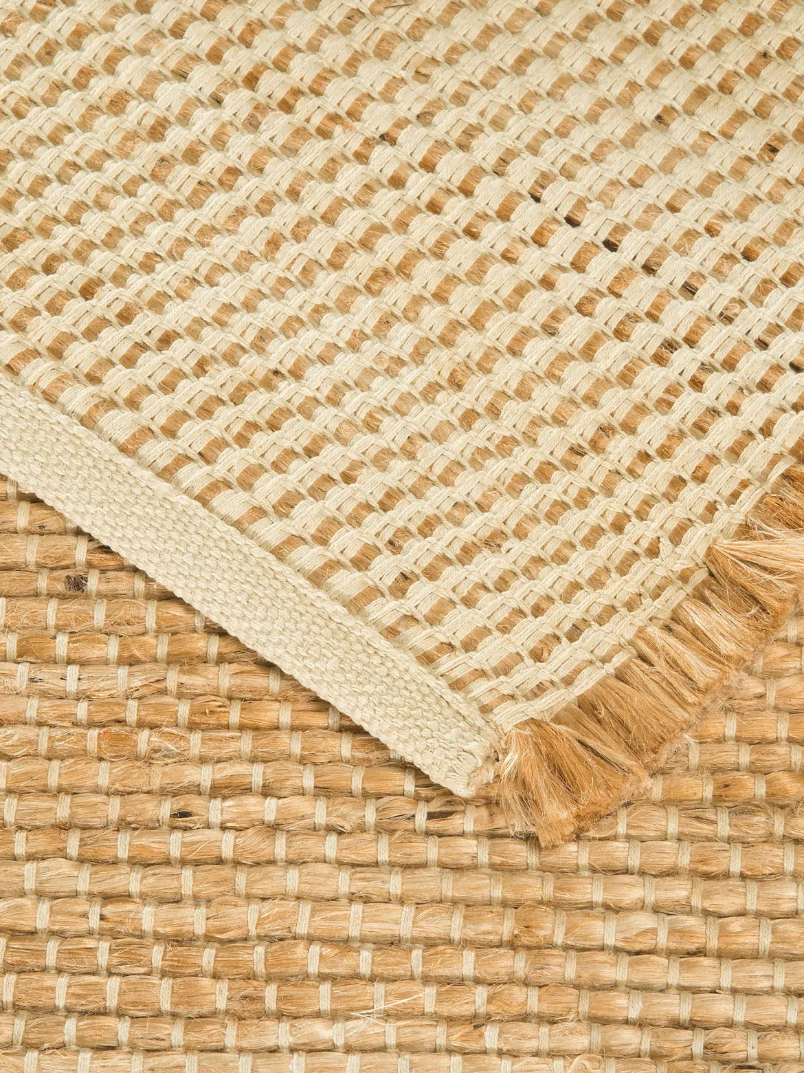 Varstala Jute-Teppich, Sand