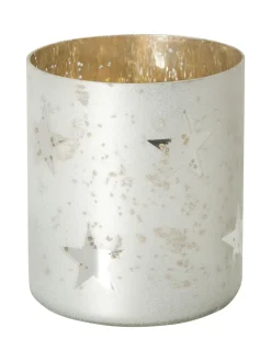 Vendo Windlicht, Weiss/Gold