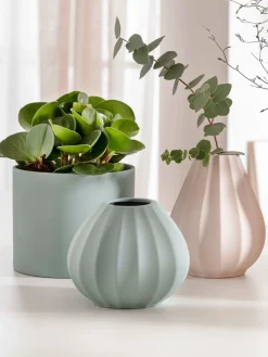 Vercelli Vase, Peacock Green