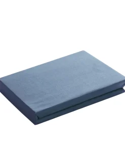 Vicenza Spannbetttuch, Taubenblau
