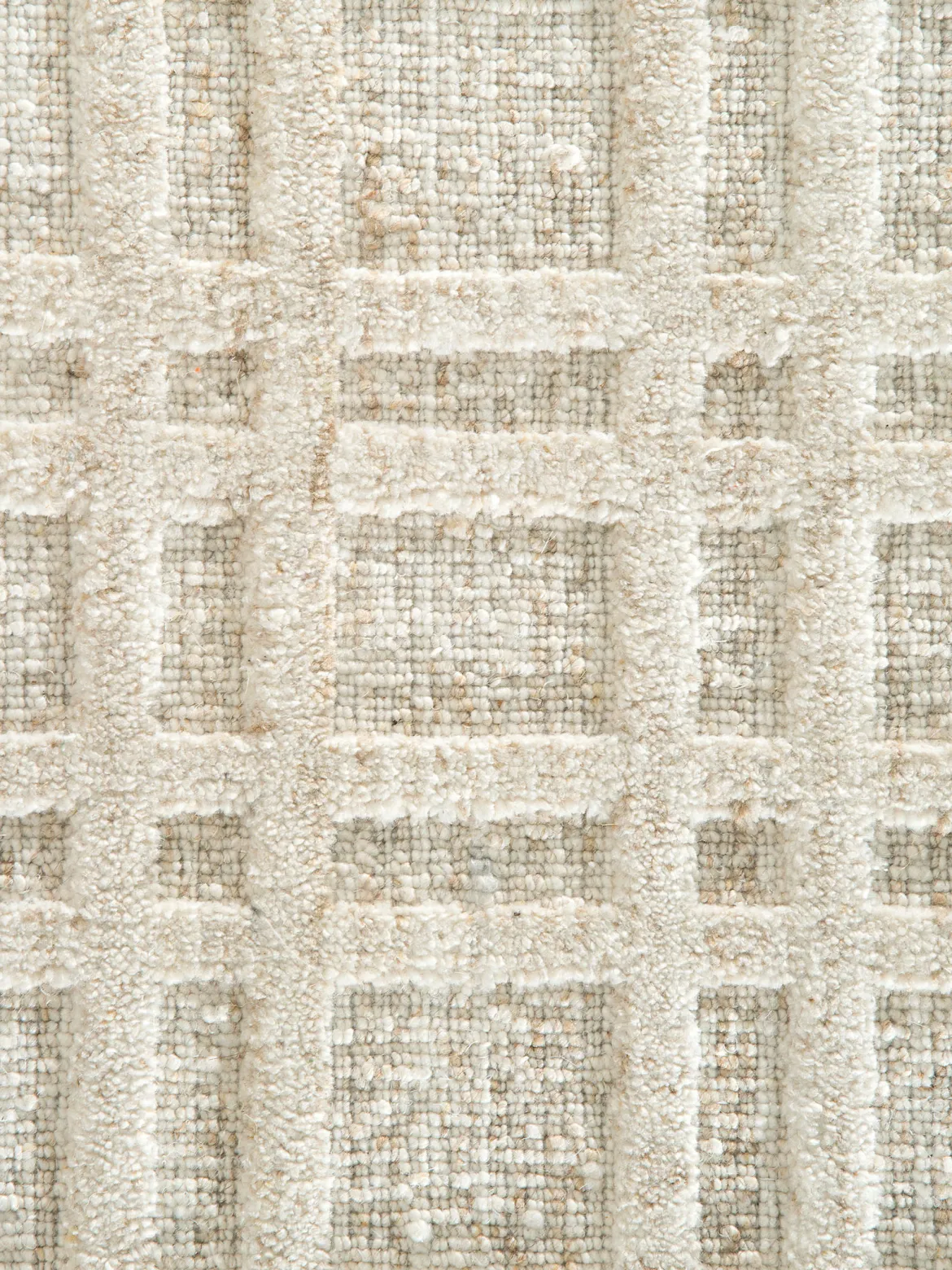Villerup Woll-Teppich, Ivory