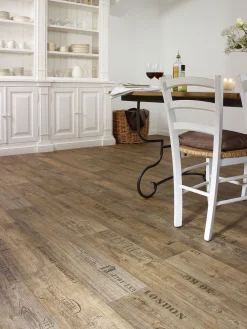 Vinechest Vinyl-Rollenware, Eiche Dunkel 549