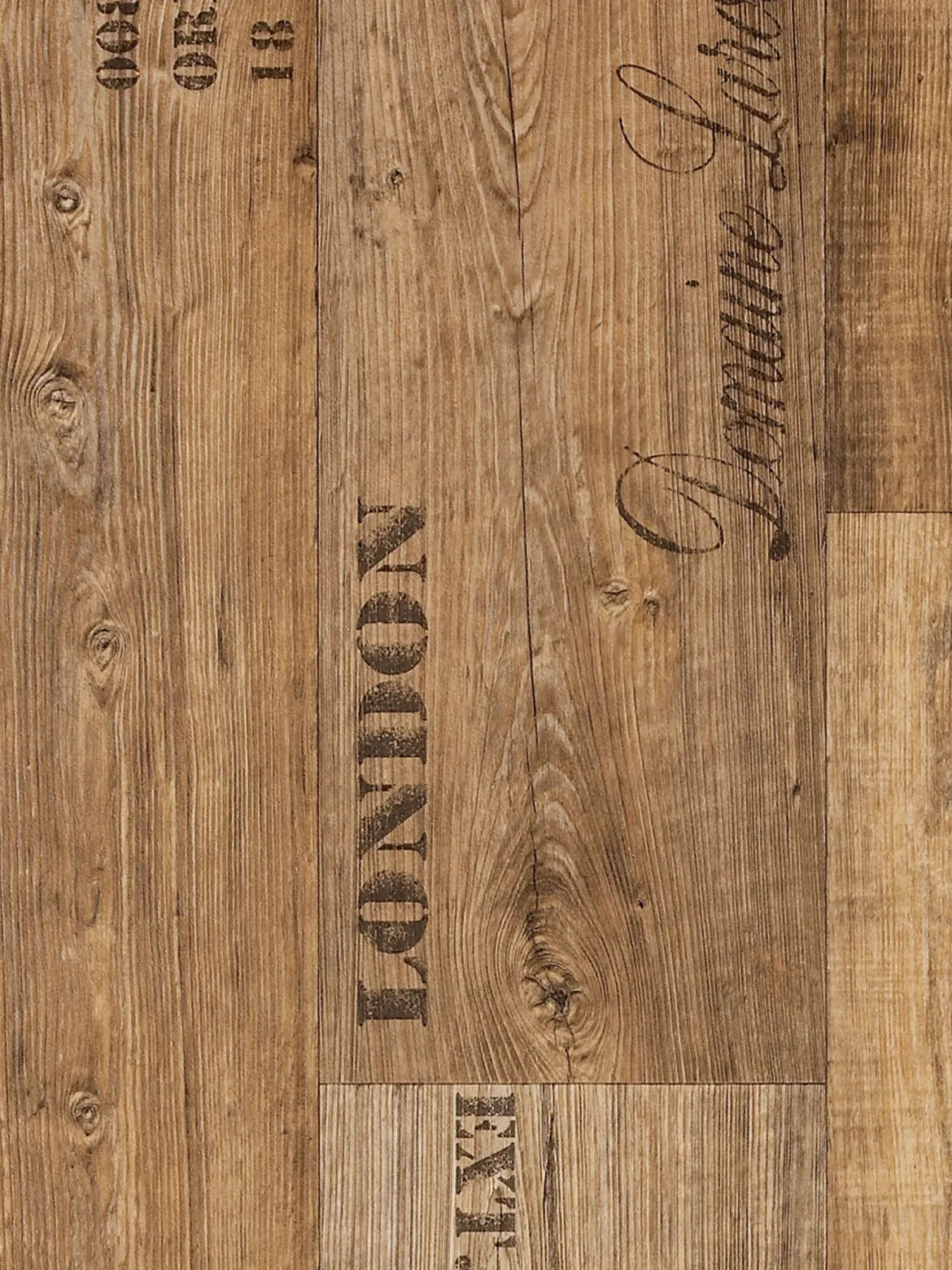Vinechest Vinyl-Rollenware, Eiche Dunkel 549