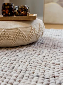 Vinstrup Woll-Teppich, Sand Grey