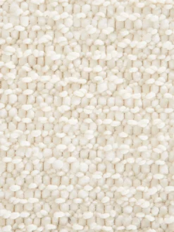 Walsertal Handweb-Teppich, Creme
