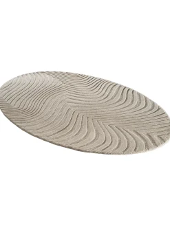 Wavy Woll-Teppich, Beige