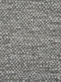 Weißach Woll-Teppich, Grau