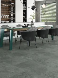 Whisper Tile Klickvinyl, Slate Grey 11074