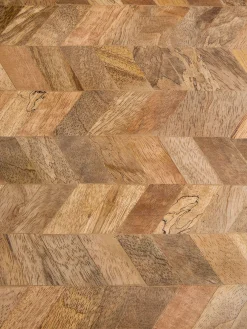 Wooden Mosaik Deko-Tablett, Braun