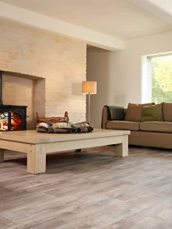 Woodlike Vinyl-Rollenware, Eiche Platin 594