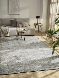 Woolweave Woll-Teppich, Grau