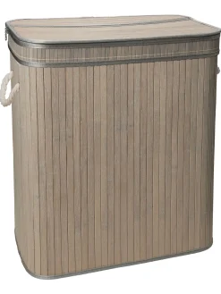 Wäschebox XL Korb, Hellgrau