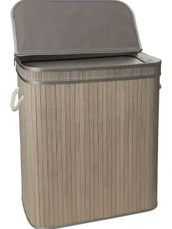 Wäschebox XL Korb, Hellgrau